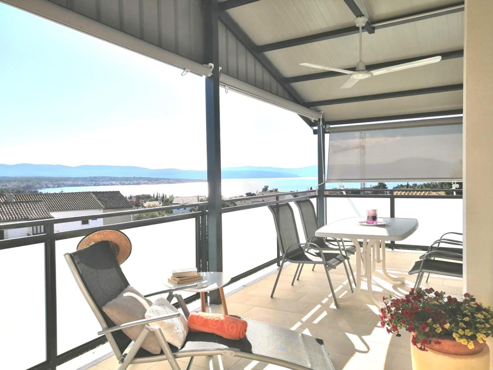 Lovely Sea View House 2 In Malinska Island Krk Exterior foto